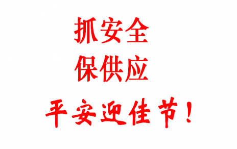 查隱患 促安全 保供應 賀新春！